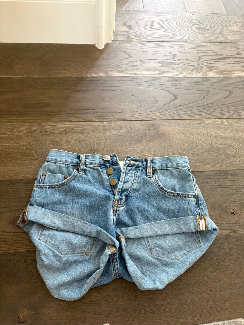 One Teaspoon Light Wash Denim Jeans - Light Blue